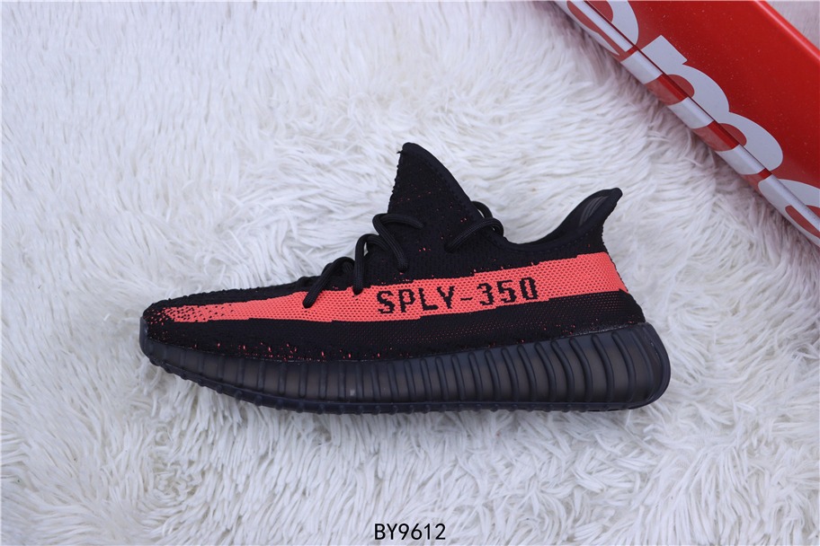 adidas Yeezy 350 Boost V2  Red Stripe  BY9612