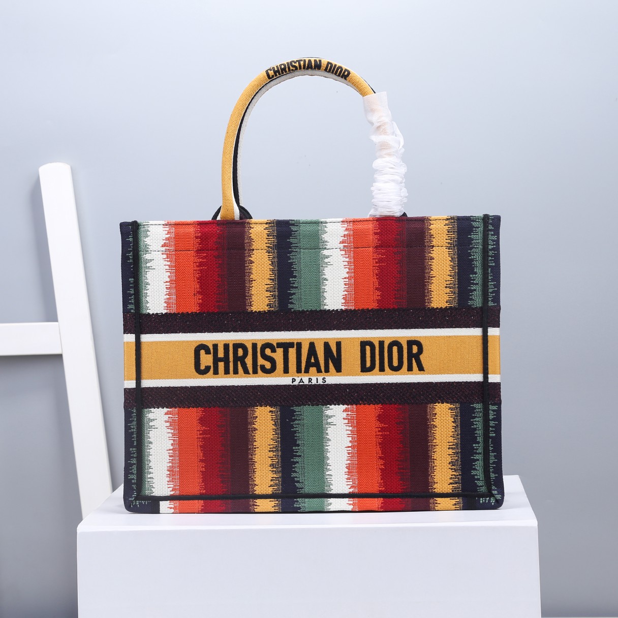 Dior Multicolor striped embroidery