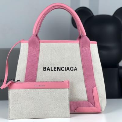 Balenciaga Navy Cabas Small Tote Shopping Bag Stylish And Practical Shopping Bag